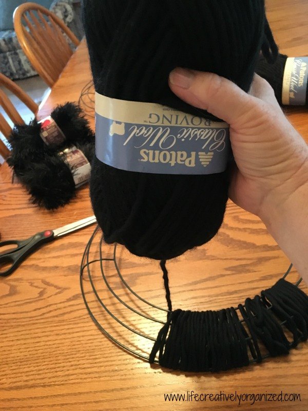 spooky eyeball halloween wreath, crafts, halloween decorations, seasonal holiday decor, wreaths