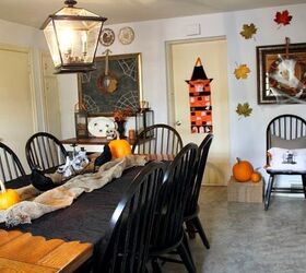 a semi spooky halloween home tour , crafts, halloween decorations, home decor, homesteading, seasonal holiday decor