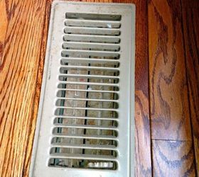 hide your ugly vent with these 7 brilliant ideas, The problem Old and dingy floor vents