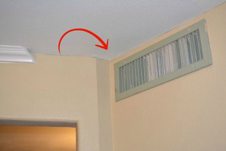 hide your ugly vent with these 7 brilliant ideas, The problem It collides with your molding