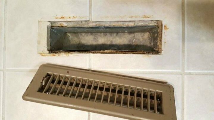 hide your ugly vent with these 7 brilliant ideas, The problem Old and scratched vents