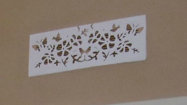 hide your ugly vent with these 7 brilliant ideas, The fix Cover it up with pretty paper cuts