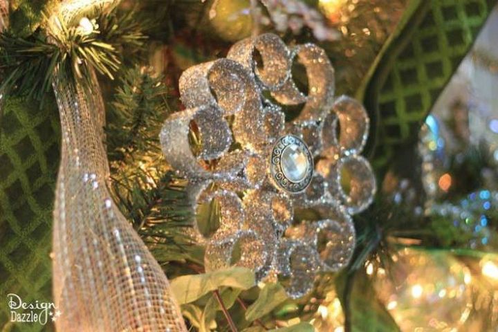 s you might rethink your tree when you see these breathtaking ornaments, christmas decorations, seasonal holiday decor, This glittery one from toilet paper rolls