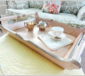 s i hate pink but these makeovers changed my mind , This elegant muted pink serving tray