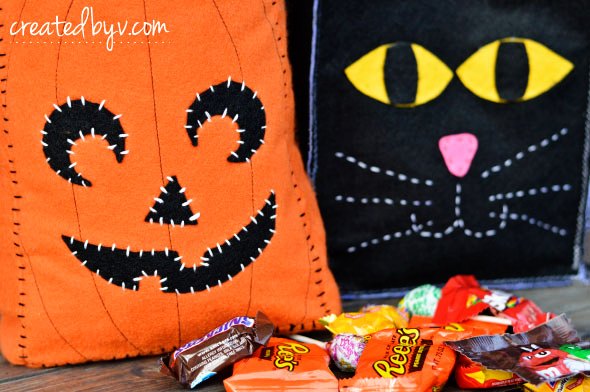 diy trick or treat bags, crafts, halloween decorations, how to, seasonal holiday decor