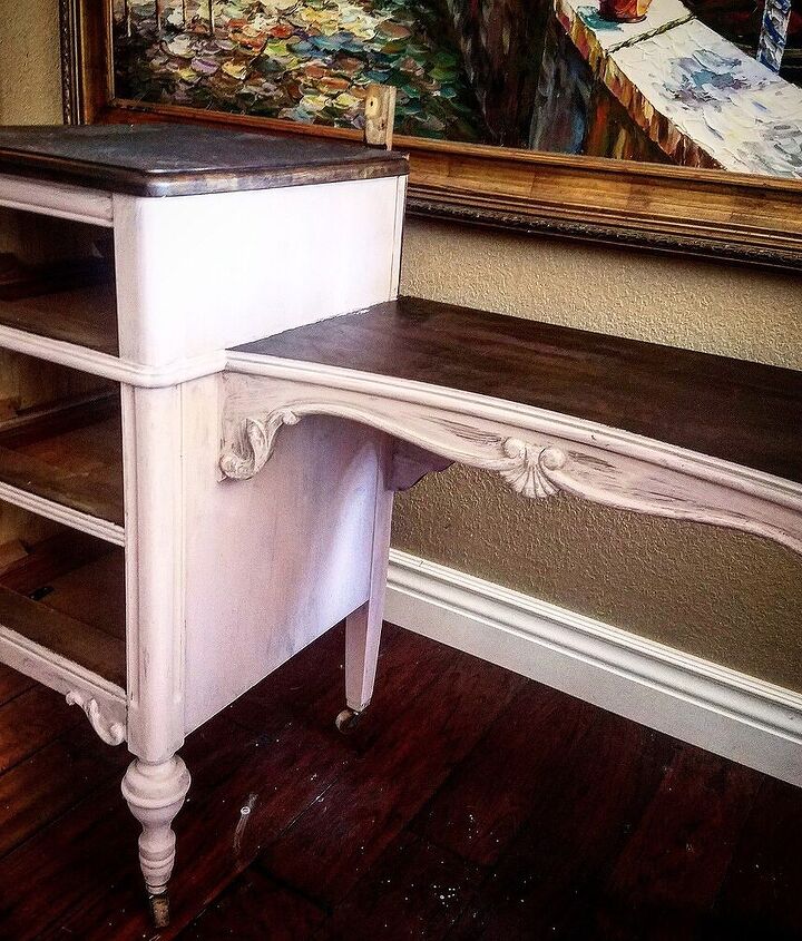 Old Barn Milk Paint Antique Vanity | Hometalk Old Barn Milk Paint Antique Vanity | Hometalk