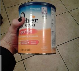 q reuse formula cans, repurpose household items, repurposing upcycling