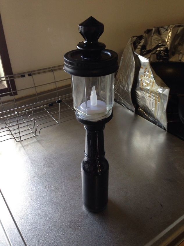 lanterna de natal feita com materiais reciclveis