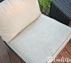 how to clean your patio cushions easily, cleaning tips, how to, outdoor furniture, outdoor living, patio