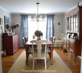 my rainstorm dining room, dining room ideas, foyer, home decor, outdoor living, painted furniture, painting, reupholster, window treatments