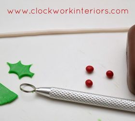 how to make clay candy christmas ornaments, christmas decorations, crafts, how to, seasonal holiday decor