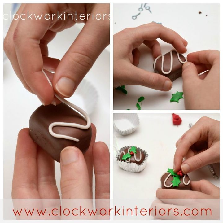 como fazer decoraes de natal de barro com doces