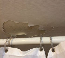 Water Damage On Bathroom Ceiling Hometalk