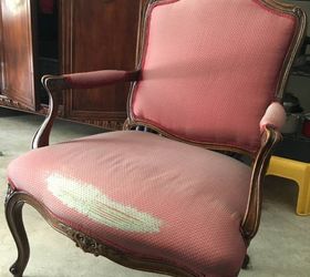 Reupholstering of a Classic Bergere Chair | Hometalk