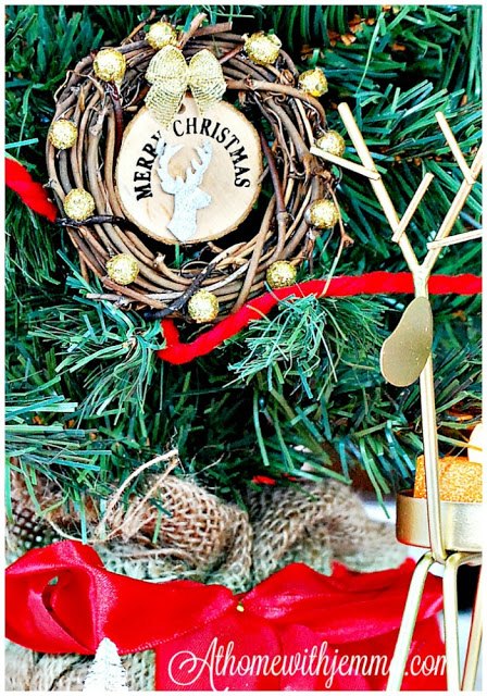 how to make easy christmas wreath ornaments, christmas decorations, crafts, how to, seasonal holiday decor, wreaths