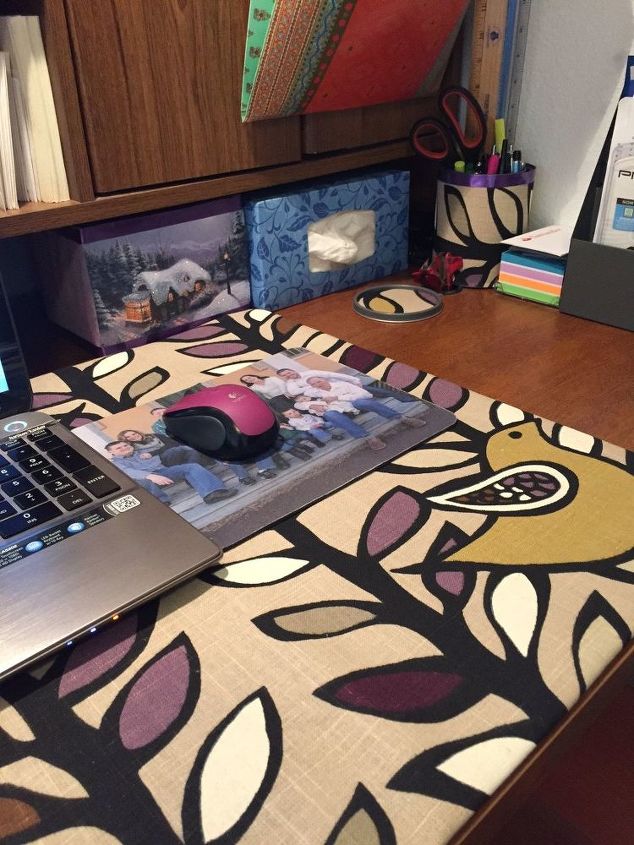 oficina color me purple, Decoraci n de escritorio