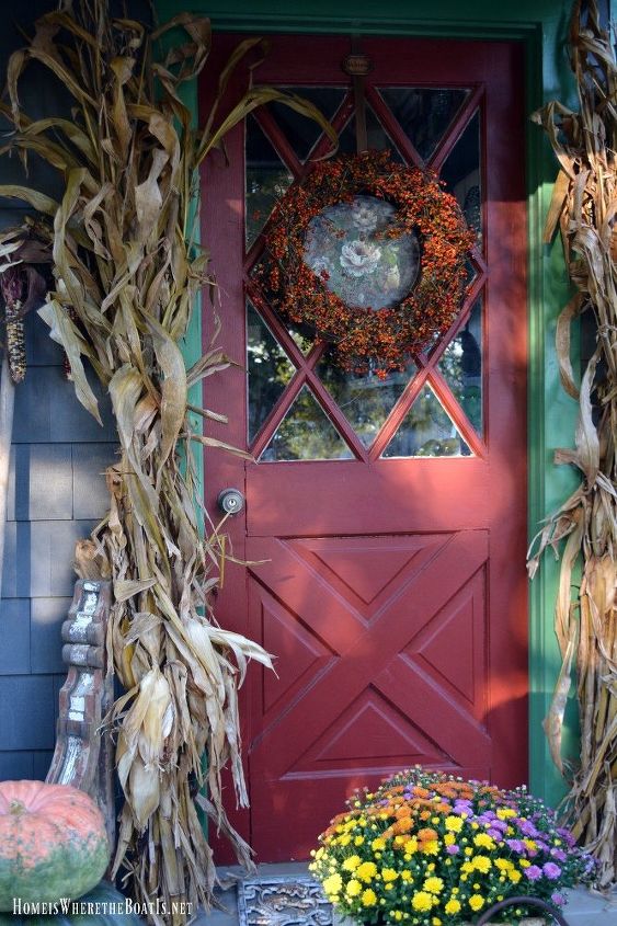 fall harvest around the potting shed, gardening, outdoor living