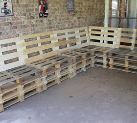 diy pallet furniture, outdoor furniture, painted furniture, pallet