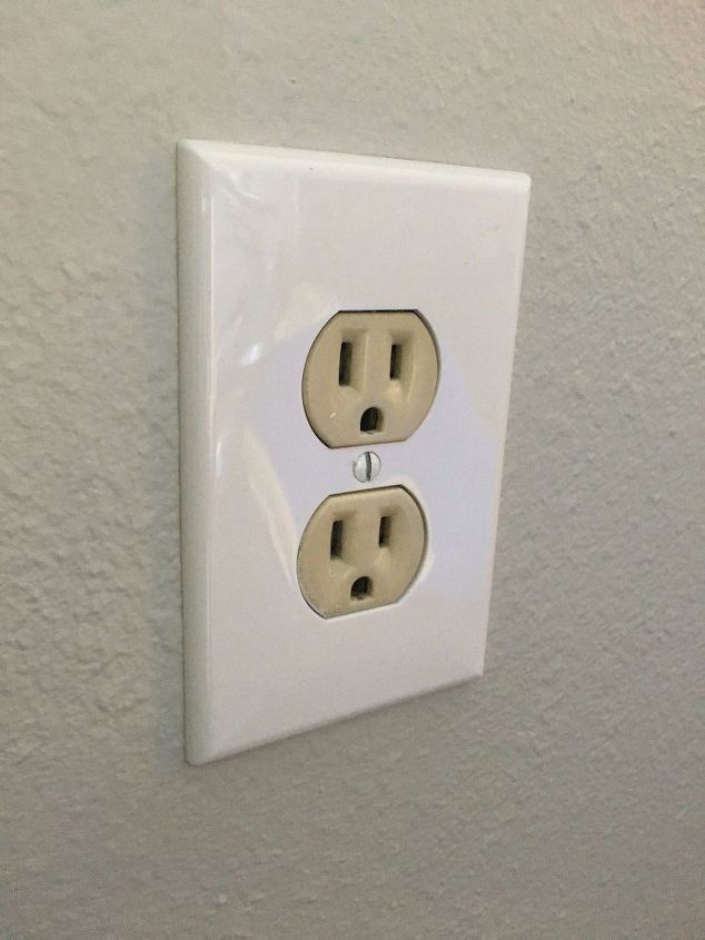 easy electrical outlet cover tip, home decor, how to, kitchen design, pallet