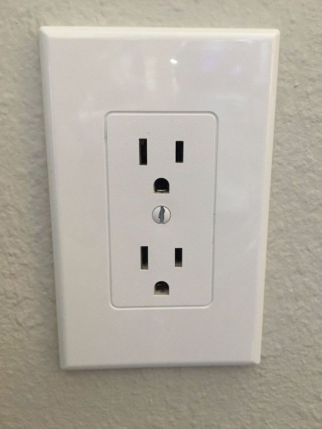 easy electrical outlet cover tip, home decor, how to, kitchen design, pallet