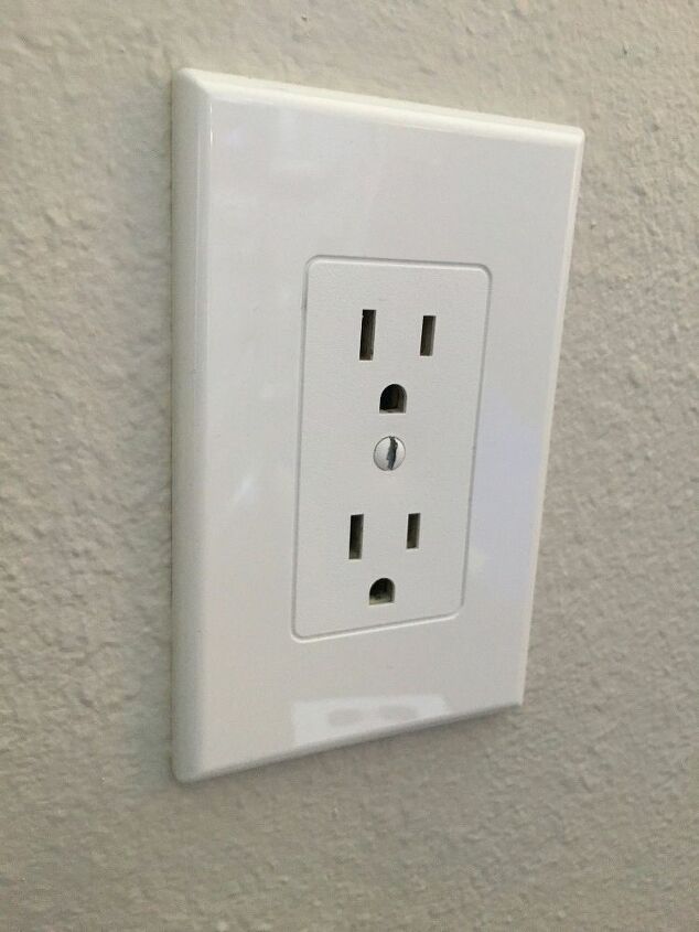 easy electrical outlet cover tip, home decor, how to, kitchen design, pallet