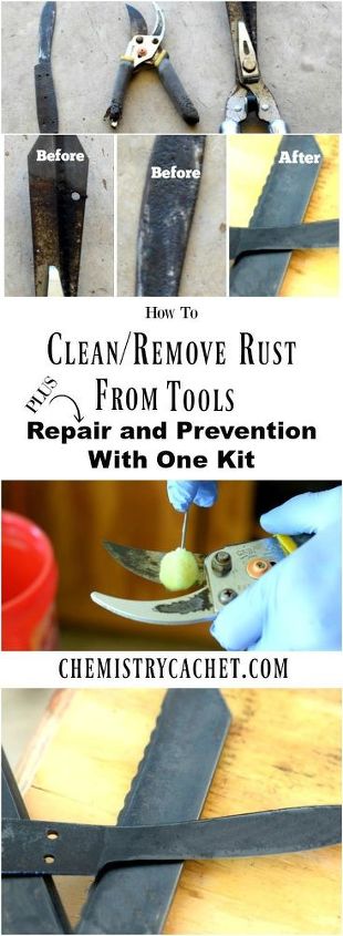 tutorial nico de instrues remover reparar e prevenir ferrugem em ferramentas