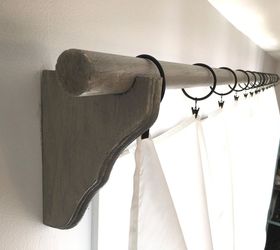 rustic style curtain rods