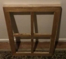 q wooden frame, repurpose windows
