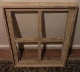 q wooden frame, repurpose windows
