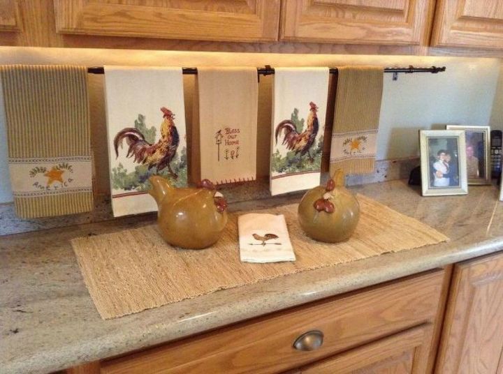 s 10 ways you never thought of using a curtain rod in your home, home decor, window treatments, Display your favorite decorative hand towels