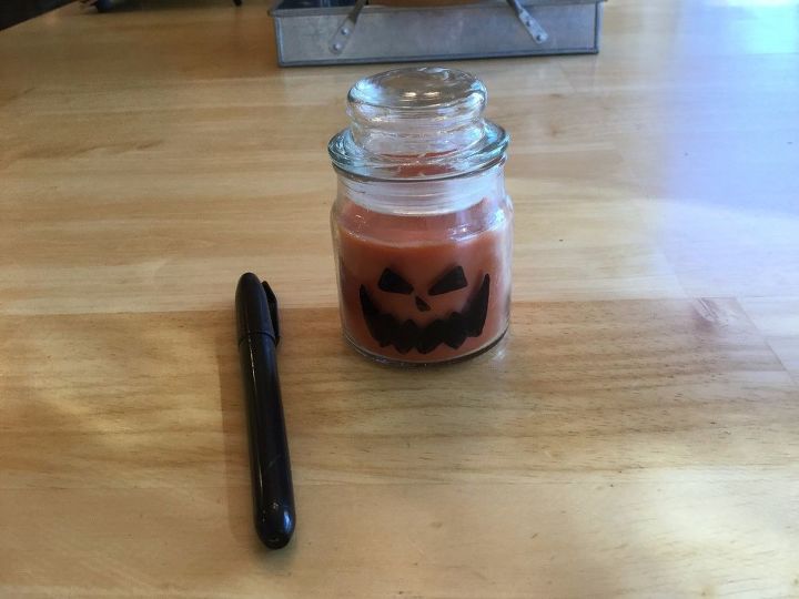 manualidad de velas de halloween