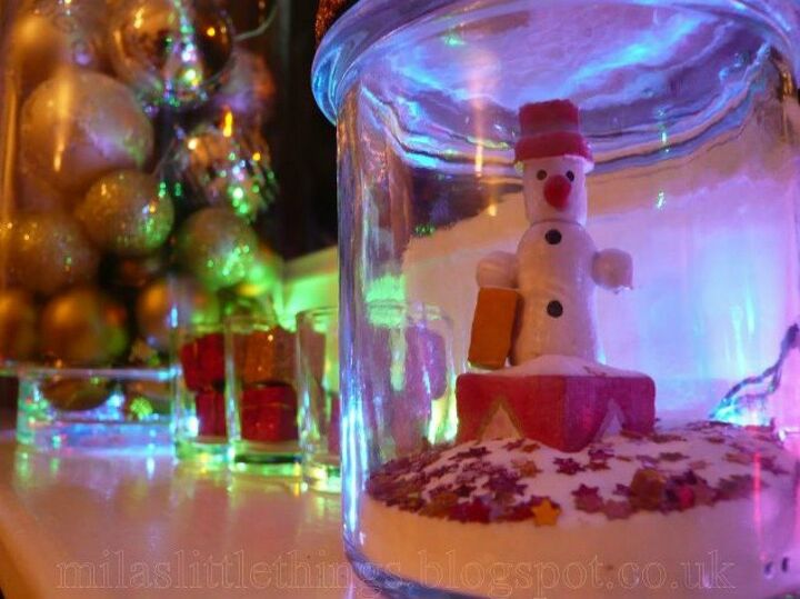 no tires ese tarro de cristal antes de ver estas ideas navideas, Tarros de Navidad Tutorial
