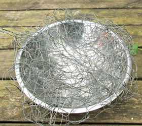 chicken wire and moss toadstool living sculpture, flowers, gardening, outdoor living, repurposing upcycling, succulents
