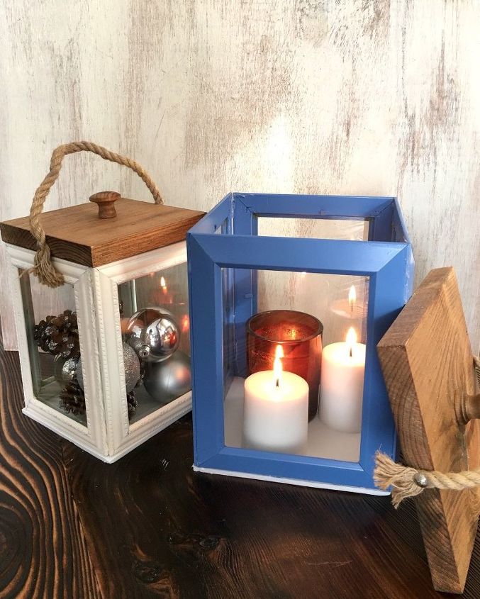 lanterns made from frames