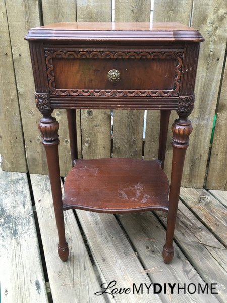 antique side table chooses life, home decor, painted furniture, painting, repurposing upcycling