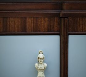chess piece armoire, painted furniture