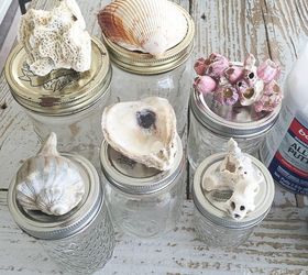 how to transform mason jars into seaglass , home decor, how to, mason jars, painting, storage ideas