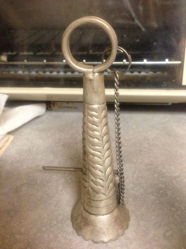 q does anyone know what this is and what it is used for , home decor, home decor id, The pin comes out of the hollowed out silver trumpet