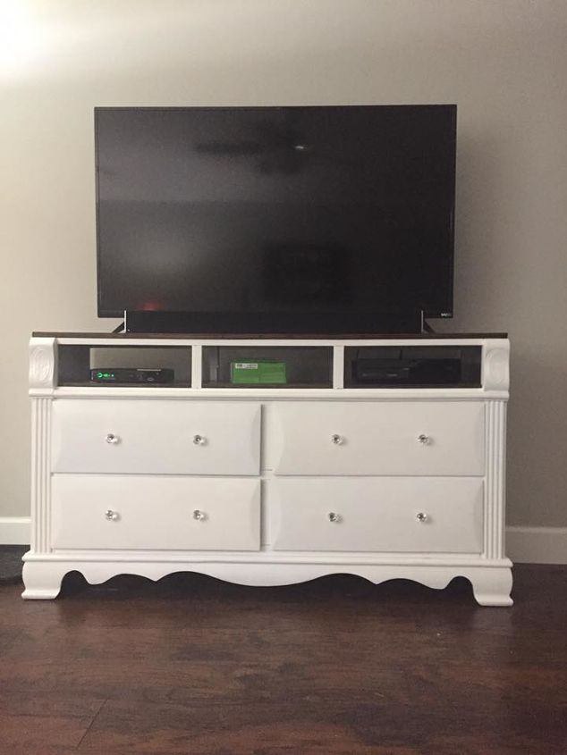 Dresser Converted Into Tv Stand Hometalk