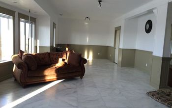 Faux Marble Flooring