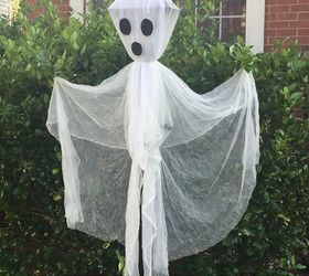 Fantasma de poste de luz para Halloween