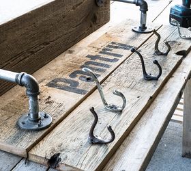 Make an Easy Pipe and Reclaimed Wood Shelf in Minutes... Pantry Style ...