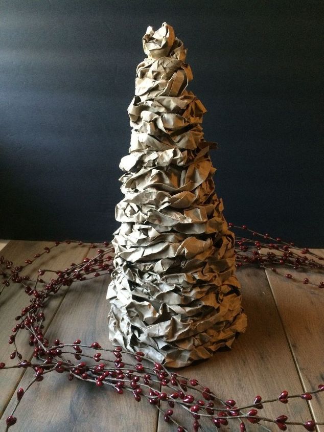 Make A Cereal Box Christmas Tree With Recycled Grocery Bags Hometalk