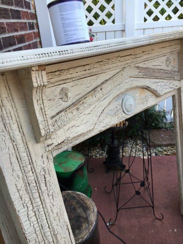 s 7 shocking things you can do with old unwanted pieces, An ugly old mantel transforms into