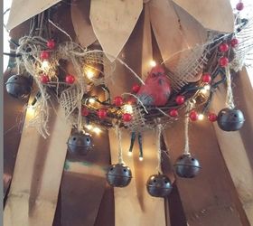 old fruit basket to rustic christmas tree , crafts