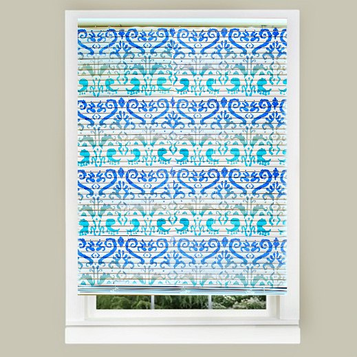 Easy Stenciled Mini Blinds Diy Hometalk