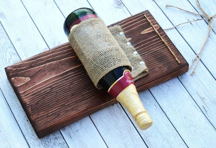 diy wine bottle holder, crafts, home decor, tools, reupholster, woodworking projects
