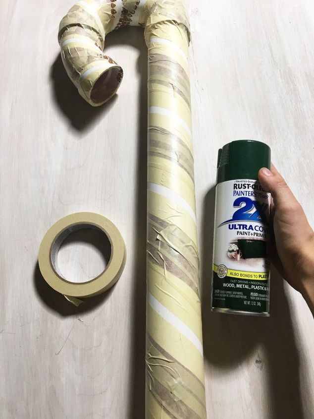 pvc lit candy canes