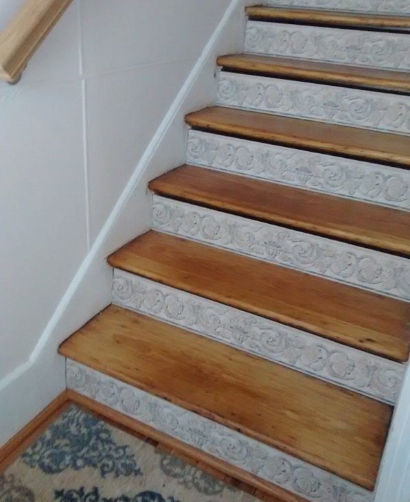 Stair Risers Wallpaper Border Hometalk