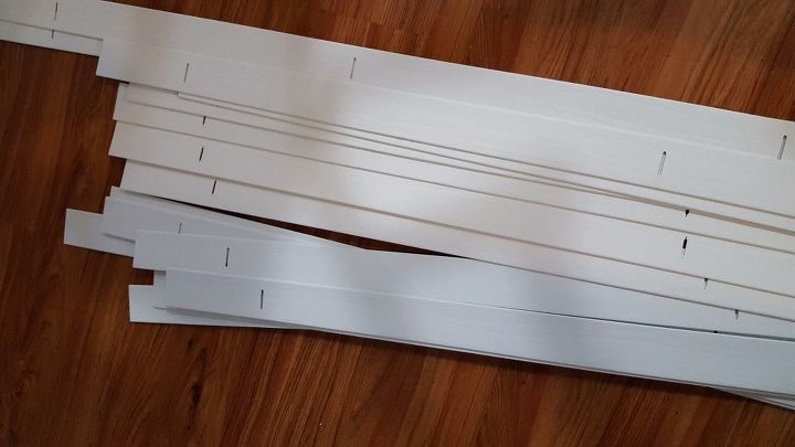 re purpose left over blind slats, Extra blind slats